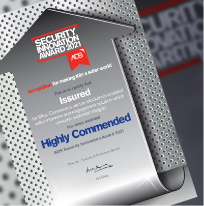 Security innovation awards | mea:connexus | Issued